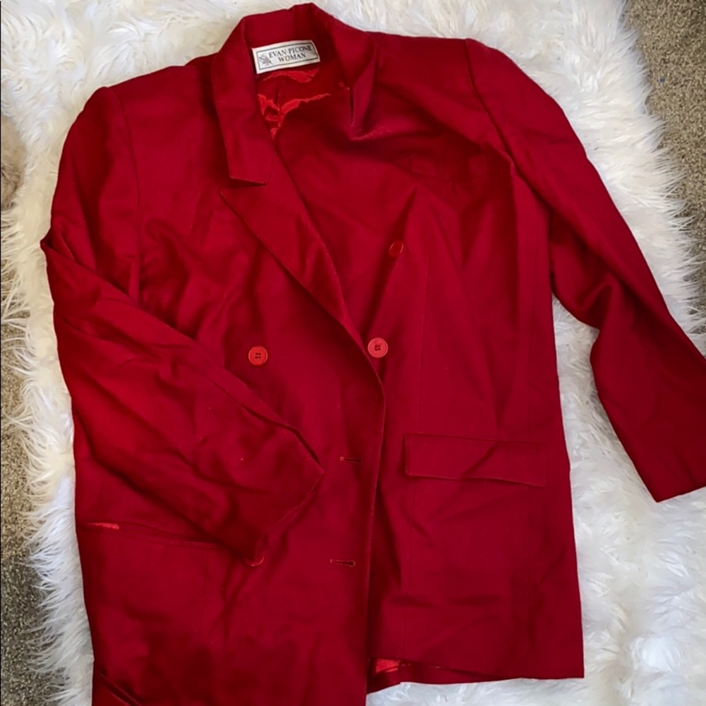 Red Peacoat